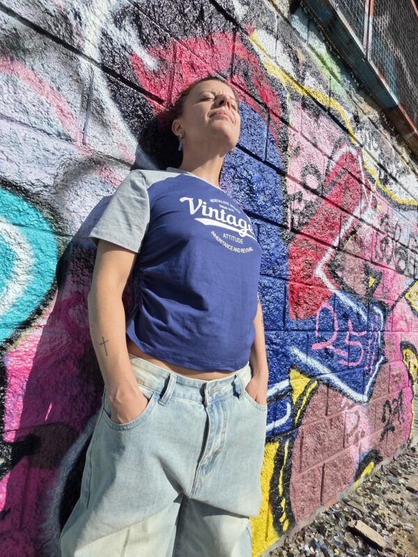 Camiseta Azul vintage - Imagen 10