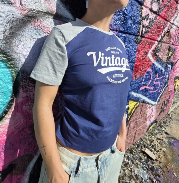 Camiseta Azul vintage - Imagen 9