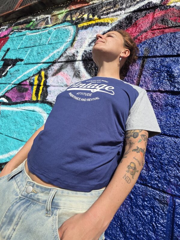 Camiseta Azul vintage - Imagen 8