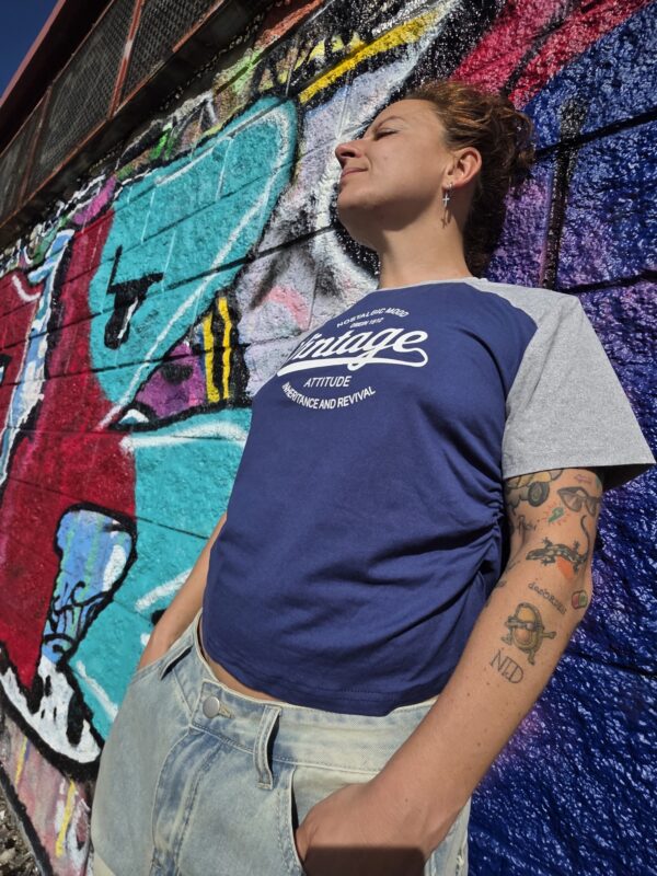 Camiseta Azul vintage - Imagen 6
