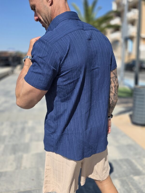 Conjunto azul y beige - Imagen 8