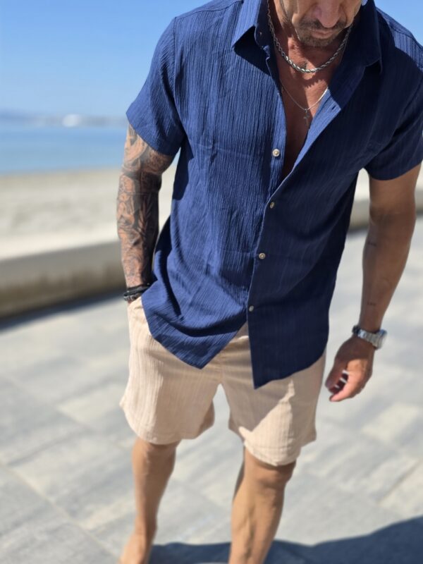 Conjunto azul y beige - Imagen 14