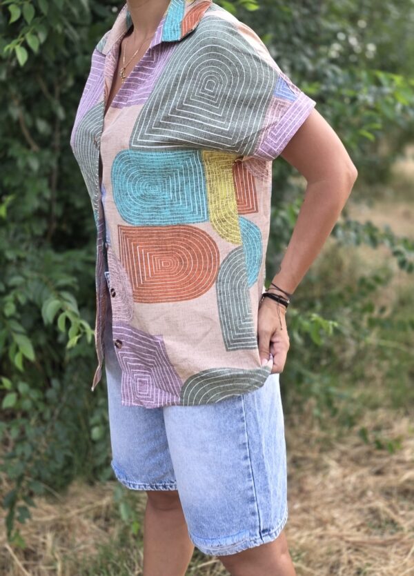 Camisa estampada festival - Imagen 11